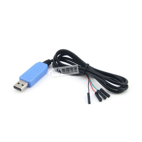 微雪 PL2303 USB转TTL USB转串口 PL2303模块 刷机线 4PIN 杜邦线