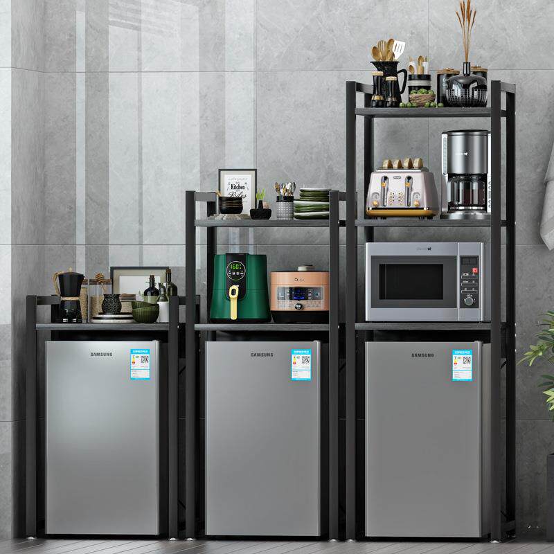 包邮冰箱置物架落地多层厨房微波炉上方储物架烤箱上面收纳架冰柜