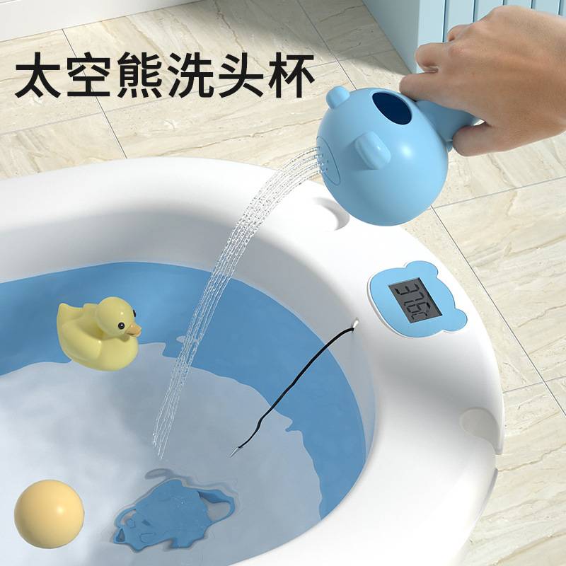 婴儿洗澡盆大号浴桶浴盆坐躺小孩家用宝宝可折叠幼儿新生儿童用品