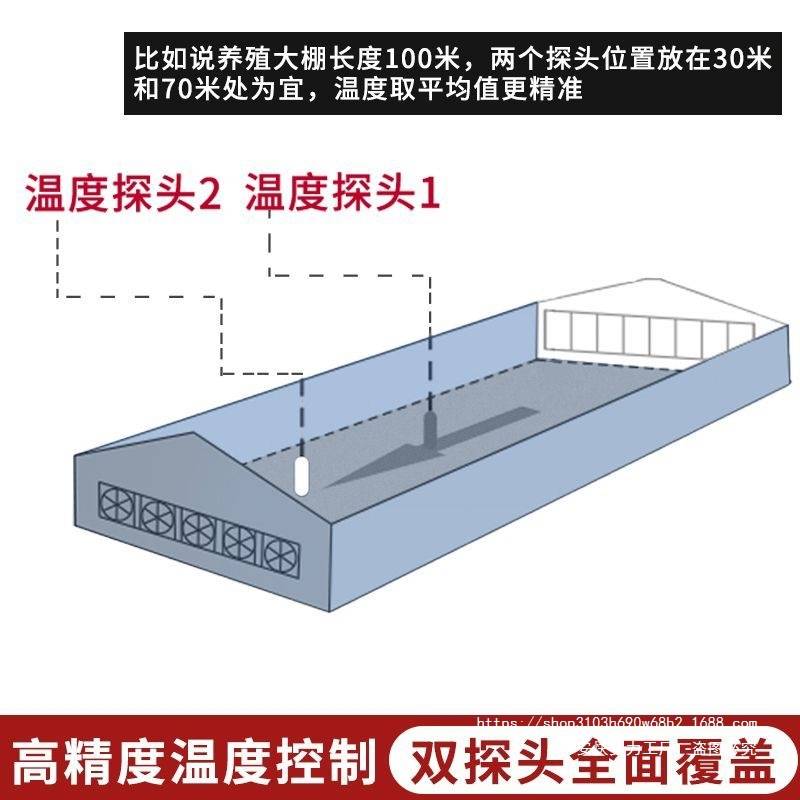 养殖温控箱温度时间风机水帘水泵猪场鸡舍大棚环境多路智能控制器
