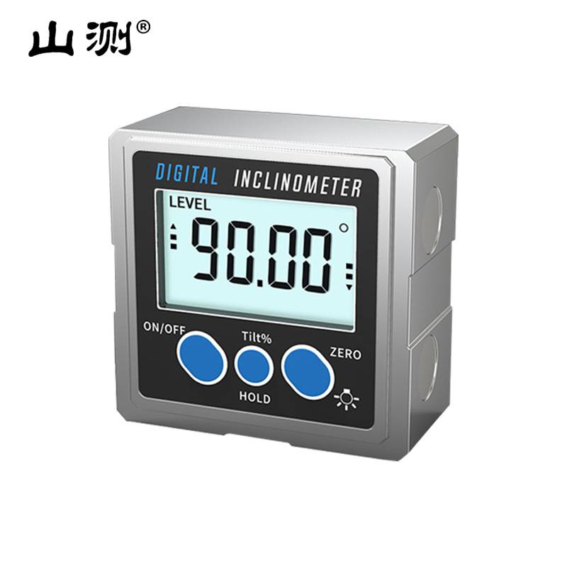 山测数显倾角盒倾角仪电子角度仪高精度数显水平仪带磁性数字量角