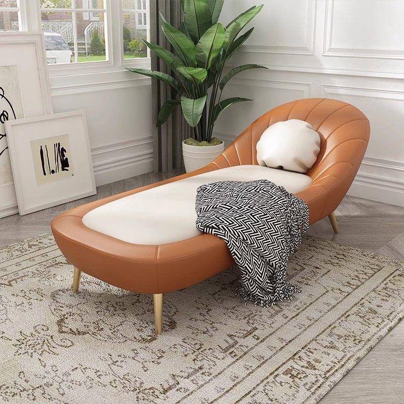 沙发床尾单独贵妃榻意式轻奢贵妃躺椅现代小户型客厅阳台卧室懒人