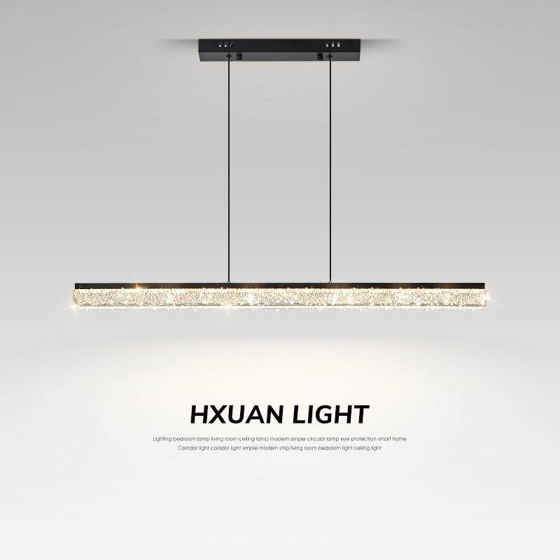 餐厅吊灯意式极简新款吧台岛台主灯高端轻奢护眼饭桌一字长条灯具,家装灯饰光源,智能吊灯,淘宝优惠券,粉丝福利购,淘宝优惠卷