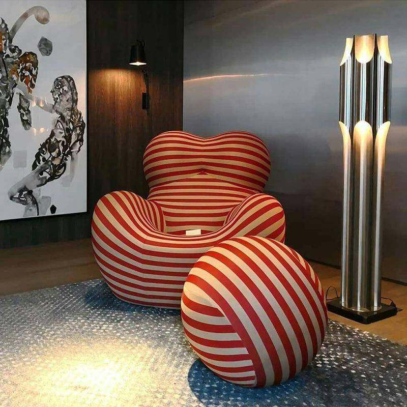 跨境压缩意式设计师绣球椅现代轻奢单人沙发创意懒人椅妈妈的怀抱,影音电器,DIY配件,淘宝优惠券,粉丝福利购,淘宝优惠卷