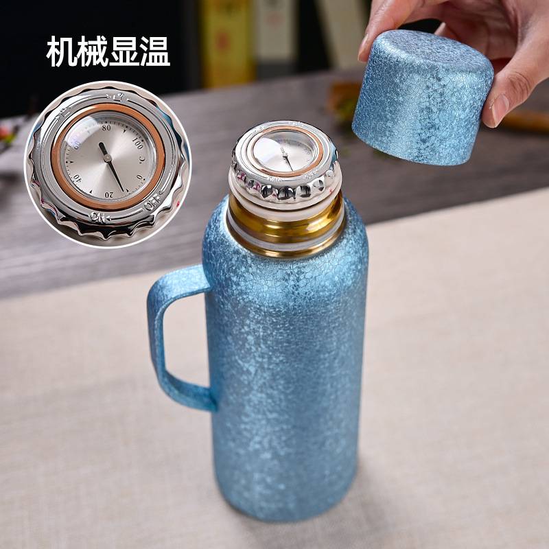 覆钛保温壶大容量暖水瓶高档家用户外办公机械焖茶壶泡茶壶开水壶