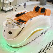 shampoo 高端品质网红潮店智能电动按摩洗头床Export quality bed