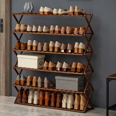 简易鞋架子鞋柜木制宿舍占地小放家门口多层防尘入门鞋架子收纳架