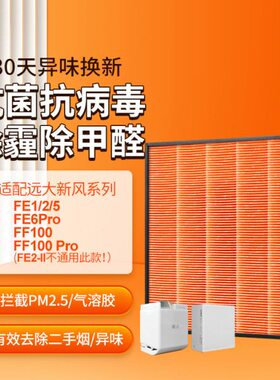 适配远大新风肺保过滤器FE1/FE5/FE6/FE6-pro高效滤芯FD1/FD2