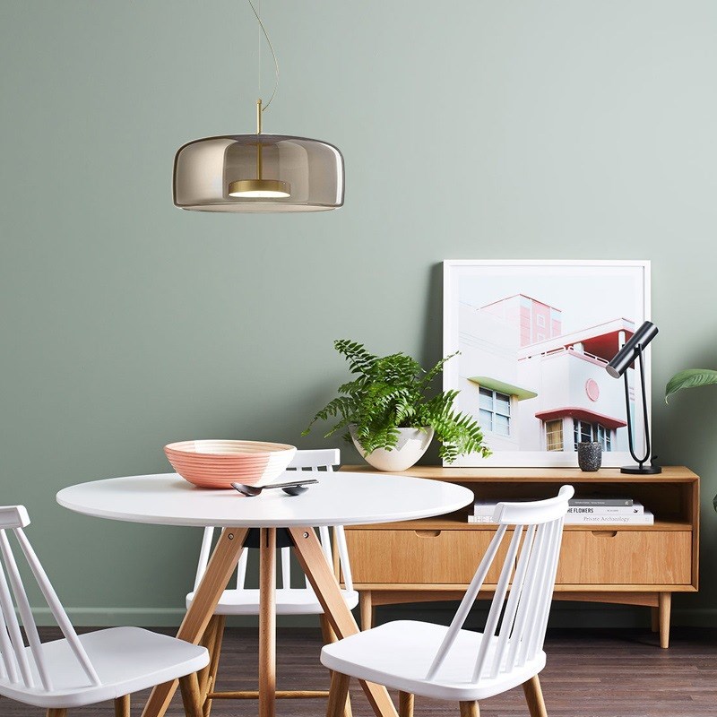 北欧餐厅吊灯复式楼床头u吧台现代简约玻璃吊灯吊灯别墅咖啡厅