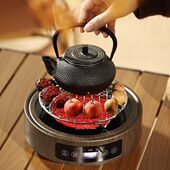 小型电陶炉围炉煮茶家用烧水迷你多功能不挑壶新款 电热煮茶器