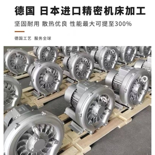 热卖瑞晶机电550w吹吸两用高压风机旋涡式