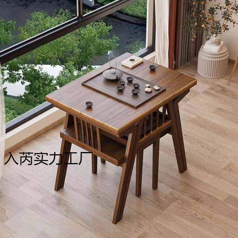 家用喝茶实木阳台桌椅三件套茶桌休闲聊天椅子小户型简约一桌二椅,基础建材,脚轮/万向轮,淘宝优惠券,粉丝福利购,淘宝优惠卷