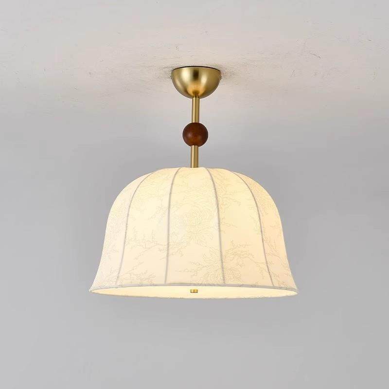 法式复古吸顶灯卧室主灯温馨南洋美式客厅书房灯白蜡木布艺吊灯,家装灯饰光源,智能吊灯,淘宝优惠券,粉丝福利购,淘宝优惠卷