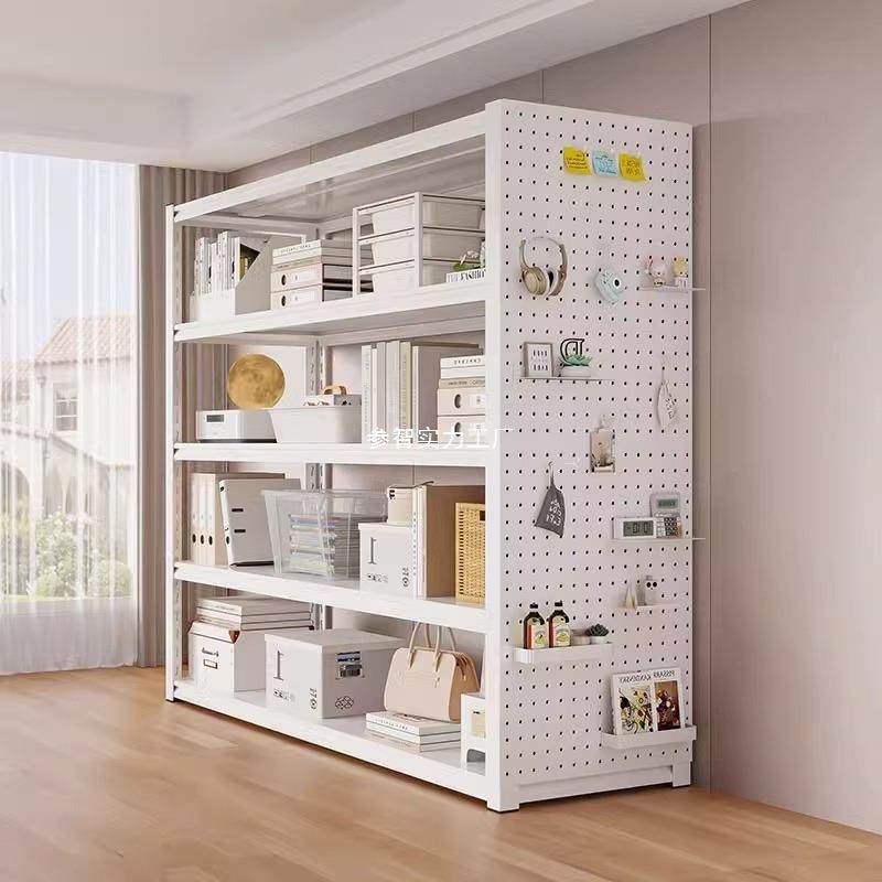 家用货架置物架落地多层书架洞洞板储物杂物快递收纳架超市展示架,收纳整理,书桌收纳置物架,淘宝优惠券,粉丝福利购,淘宝优惠卷