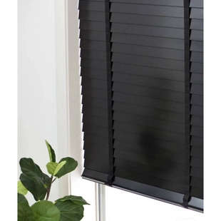 百叶窗帘实木百叶办公室客厅阳台书房升降电动遮光遮阳日式百叶窗