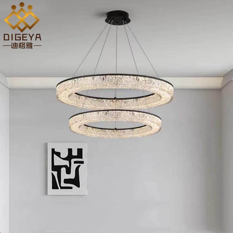 意式客厅吊灯现代轻奢简约餐厅吊灯极简全光谱护眼别墅客厅灯,家装灯饰光源,智能吊灯,淘宝优惠券,粉丝福利购,淘宝优惠卷