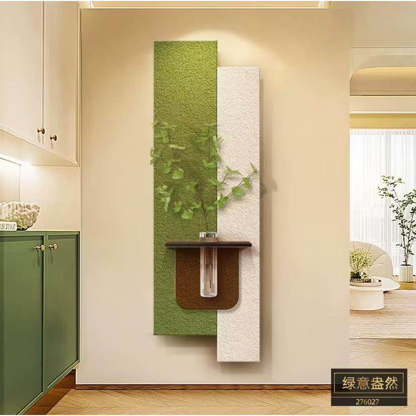 水培绿植中古风玄关装饰画入户正对门走廊过道挂画立体造景墙壁画,家居饰品,现代装饰画,淘宝优惠券,粉丝福利购,淘宝优惠卷