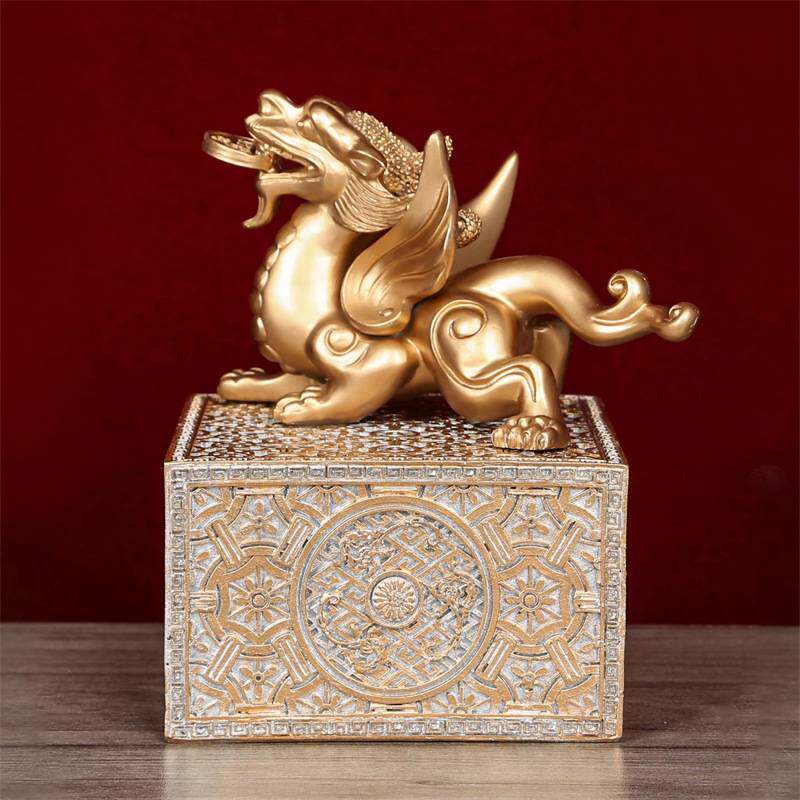 2026马年李居明正北摆件天禄貔貅六白方位吉祥物家居招财装饰品