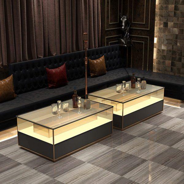 ktv发光茶几酒吧台歌厅包厢酒馆轻奢级感不锈钢钢化玻璃桌子,商业/办公家具,酒吧桌,淘宝优惠券,粉丝福利购,淘宝优惠卷