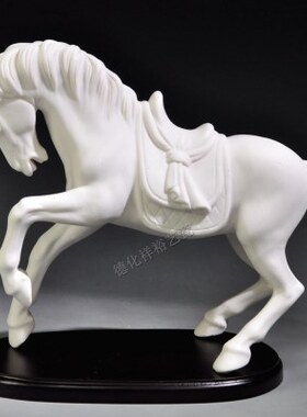 马到成功摆件 商务礼品 招财马的工艺品家居饰品马上有钱发财陶瓷