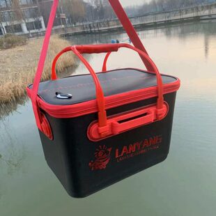 钓鱼桶一体成型eva活鱼桶一次成型桶钓鱼饵料桶加厚装鱼桶硬壳