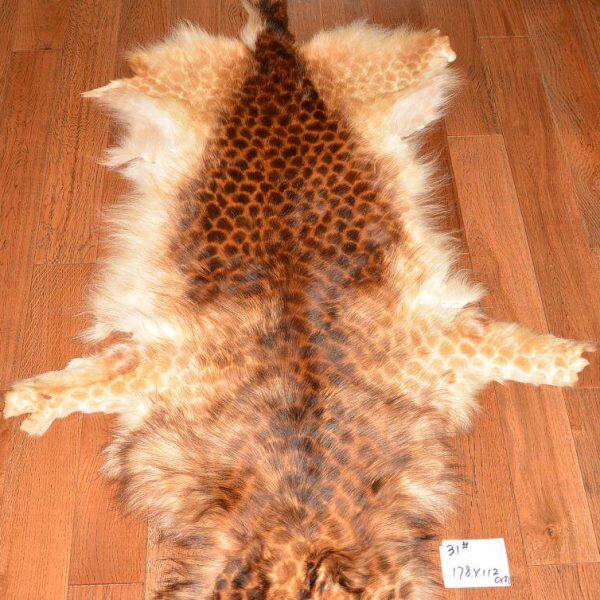 仿豹纹整张真皮毛褥子31# 沙发垫 客厅挂毯 床前毯汽车坐垫飘窗垫