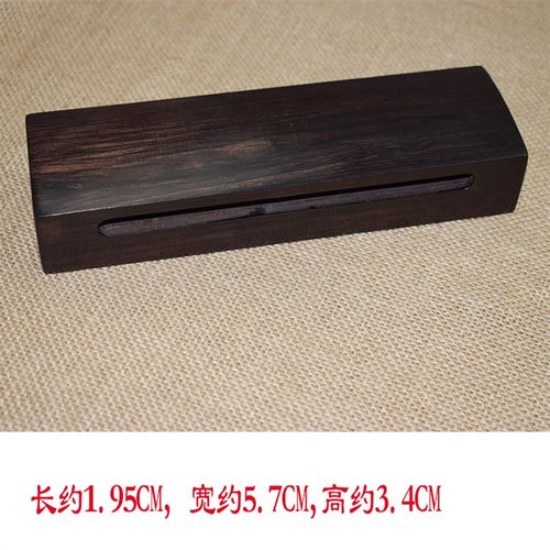 黑檀木高音方梆子木鱼打击乐器戏曲乐I队实木梆子送敲棒演出邦子