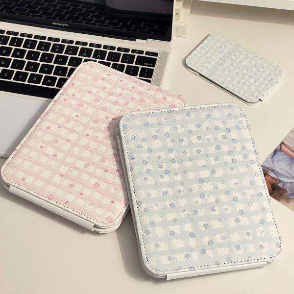 化妆镜桌面台式小镜子随身折叠镜办公室便携梳妆镜女生梳妆台镜子