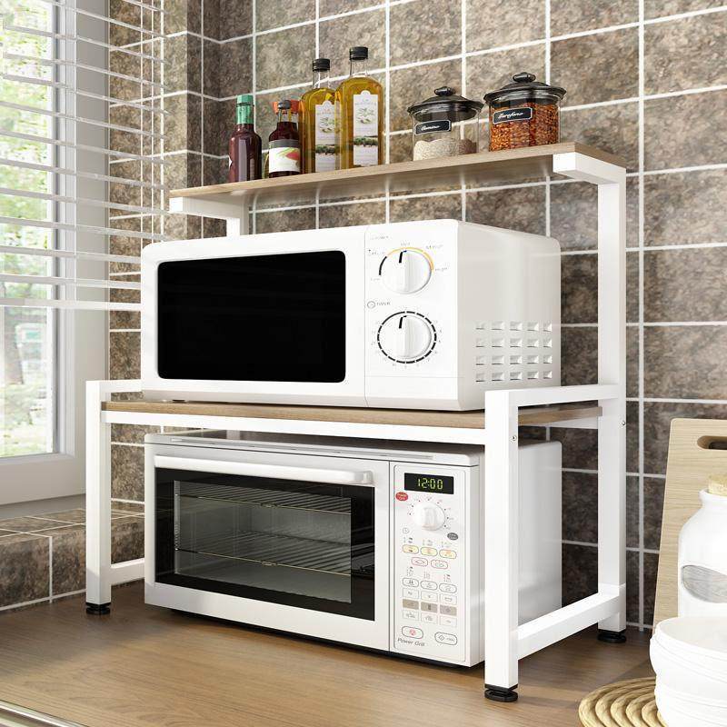 厨房置物架台面上双层烤箱微波炉架子调料味罐用品家用大全收纳架,厨房/烹饪用具,抹布架/厨房清洁收纳架,淘宝优惠券,粉丝福利购,淘宝优惠卷