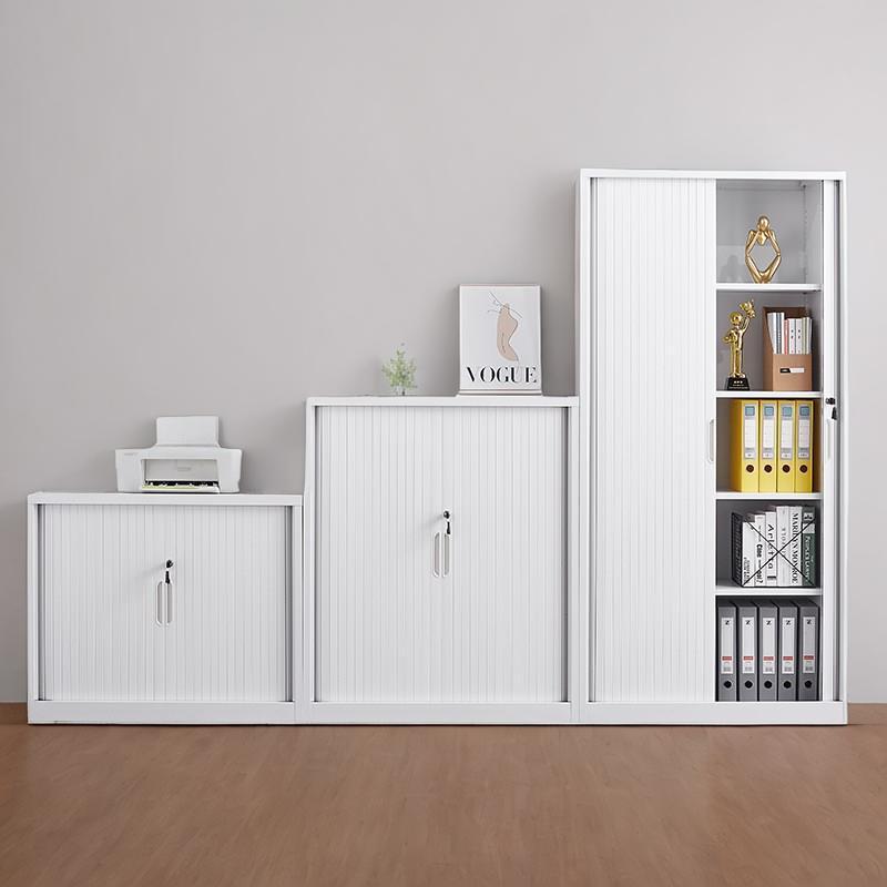 卷帘门文件柜铁皮资料档案柜财务凭证收纳柜子储物柜办公室卷门柜