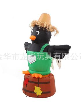 6FT稻草企鹅气模丰收节气模