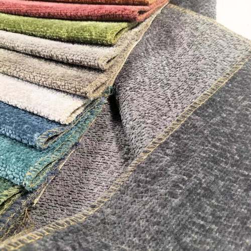 厂家直供雪尼尔绒布面料沙发套靠垫抱枕植绒布家居沙发表布绒感