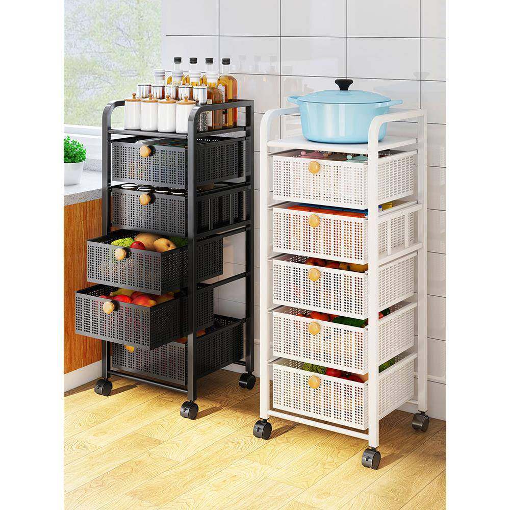 带抽屉果蔬菜篮厨房收纳柜置物架落地多层家用客厅洞洞板储物架子,收纳整理,书桌收纳置物架,淘宝优惠券,粉丝福利购,淘宝优惠卷