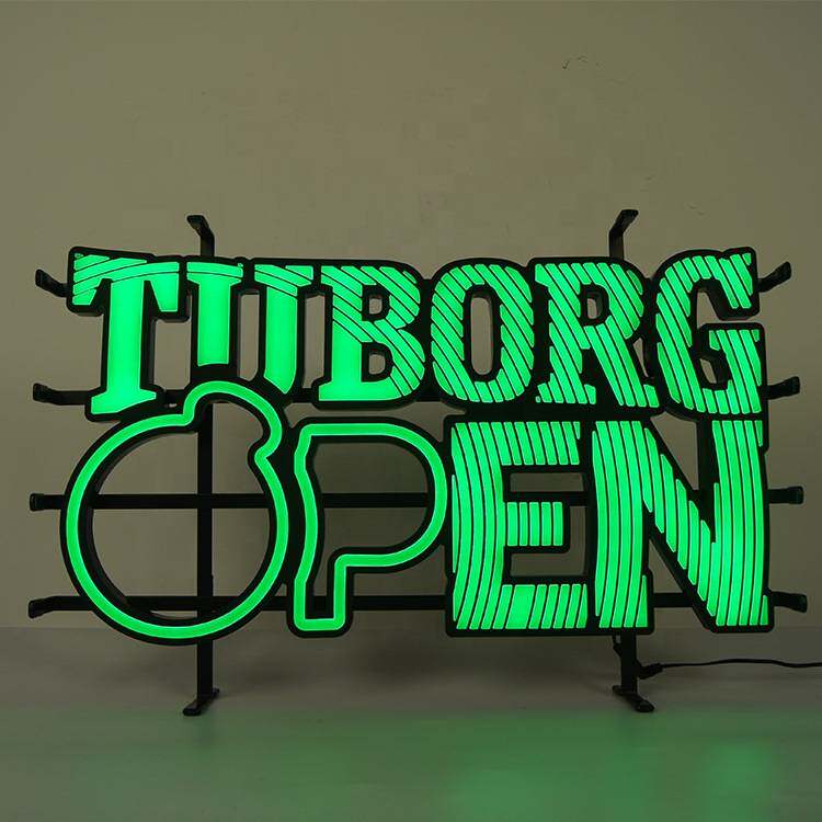 广州生产霓虹灯广告灯箱LED高亮lightbox发光电子广告牌门头