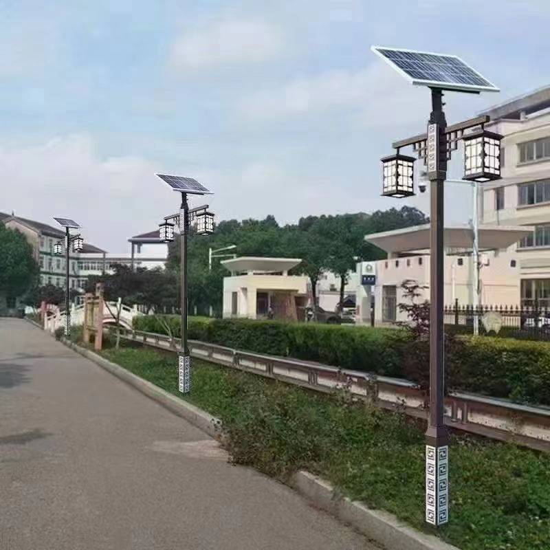 LED太阳能路灯6米新农村LED灯大功率高杆灯照明路灯太阳能户外灯