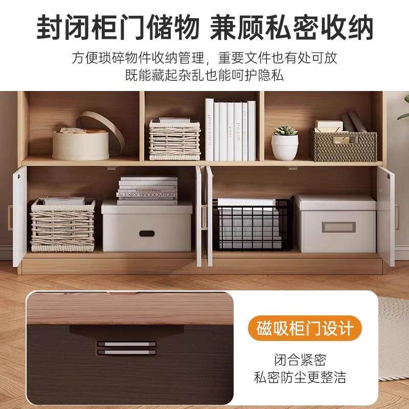 书架落地家用简现代多面层桌置物EBL小架简易一体靠墙家用客厅书