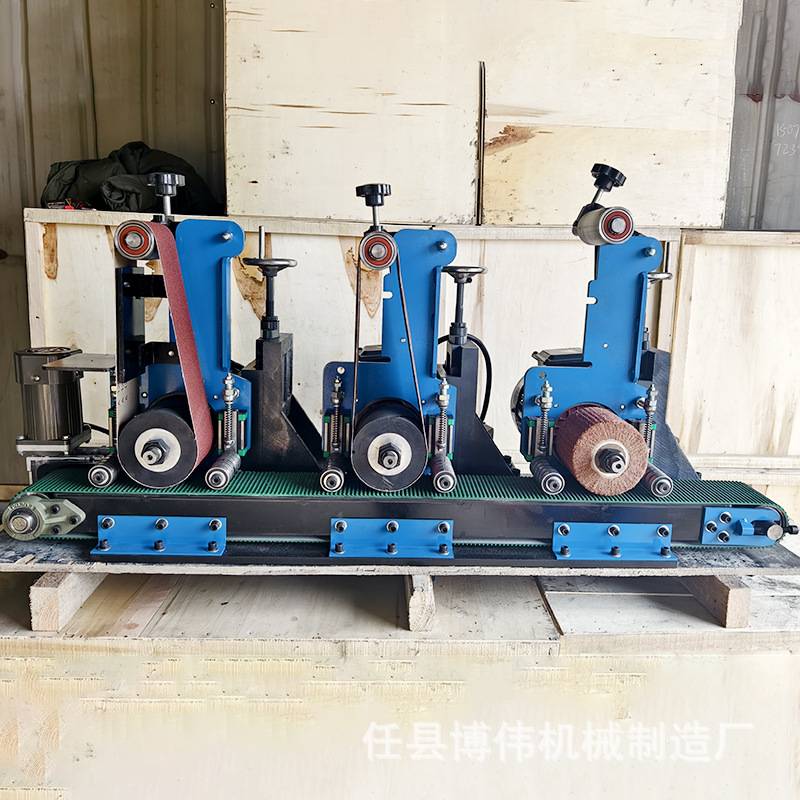 平面抛光机厂家水磨环保双面方管抛光机厂家双磨头平面研磨抛光机