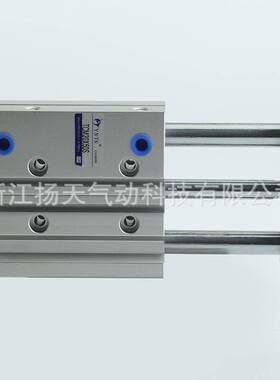 三轴三杆气缸TCM20X20/30/40/50/75/100/125S带磁气动导杆高精度