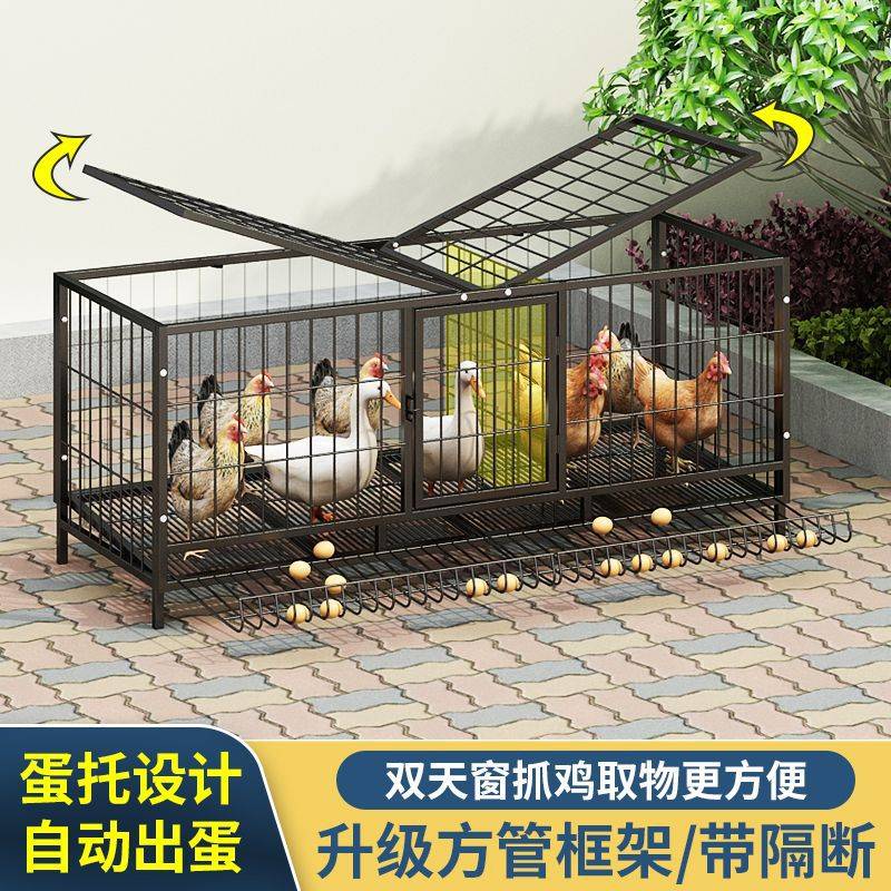 养鸡笼家用鸡笼子养殖笼家用铁笼子鸡舍家用蛋鸡笼特大号包邮