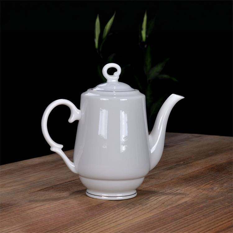 1900ml大容量耐热陶瓷泡茶壶凉水壶陶瓷大茶壶家用办公会议大单壶