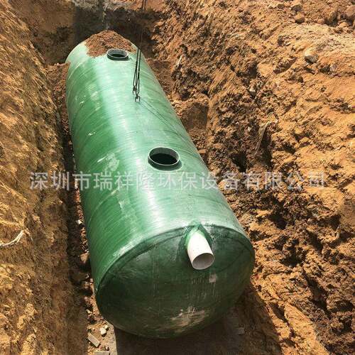 工地玻璃钢化粪池家用化粪隔油池臭污水处理定池设制商用备889除