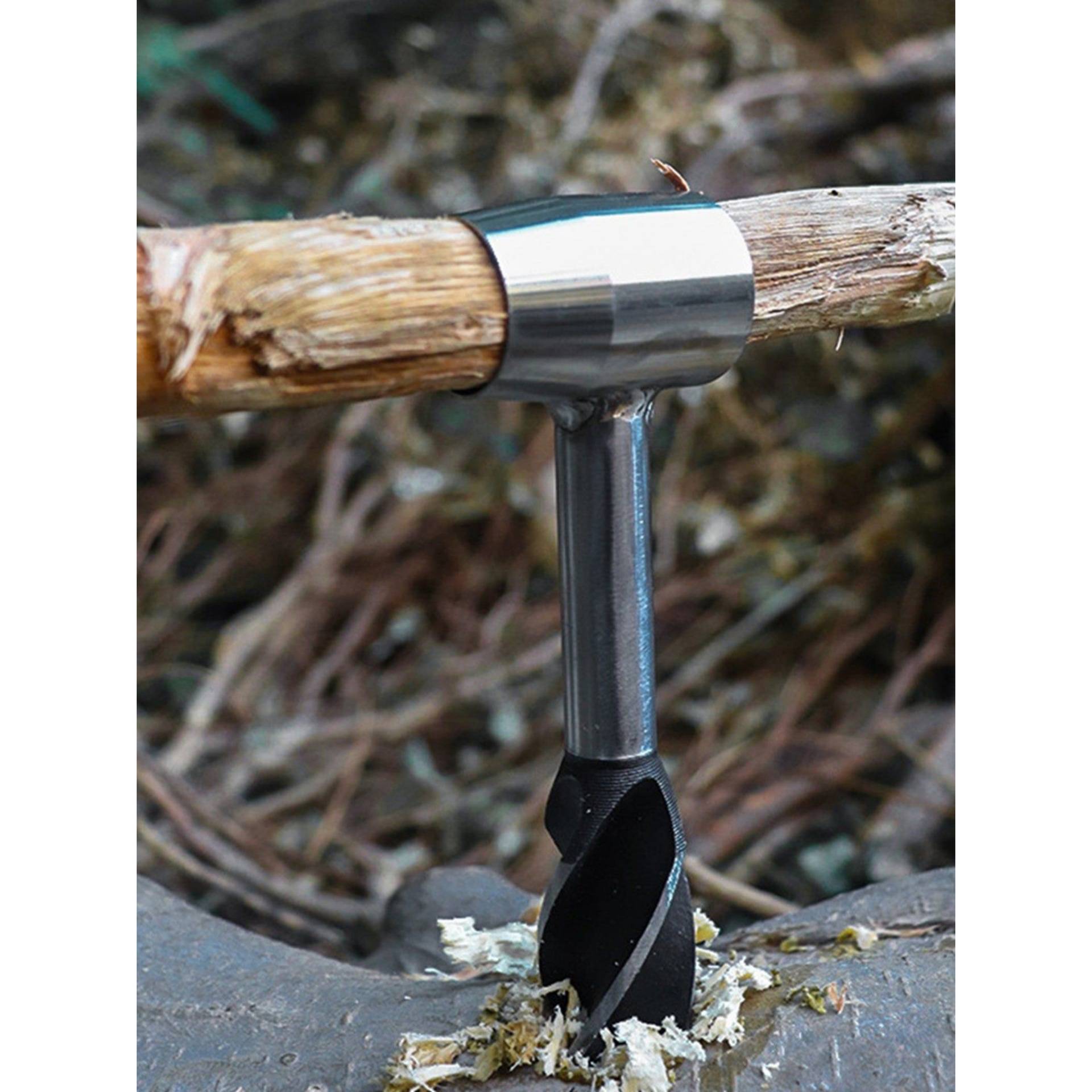 户外手工钻头木工手动支罗钻庇护所打孔钻头Hand Auger W rench