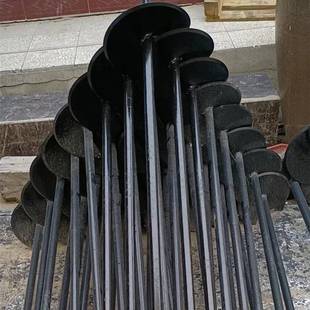 螺旋地锚钻拉线地钩地桩螺旋地钻电力施工临时固定工具地锚桩厂家