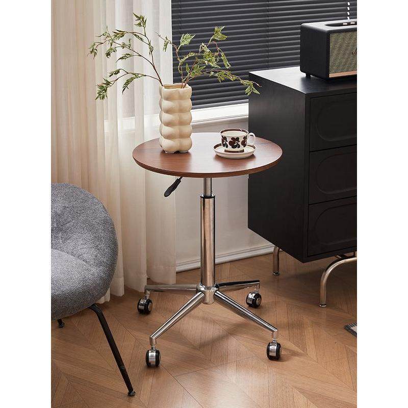 中古风茶几小桌子简约现代小圆桌沙发边桌推车可升降边几移动茶几,基础建材,脚轮/万向轮,淘宝优惠券,粉丝福利购,淘宝优惠卷