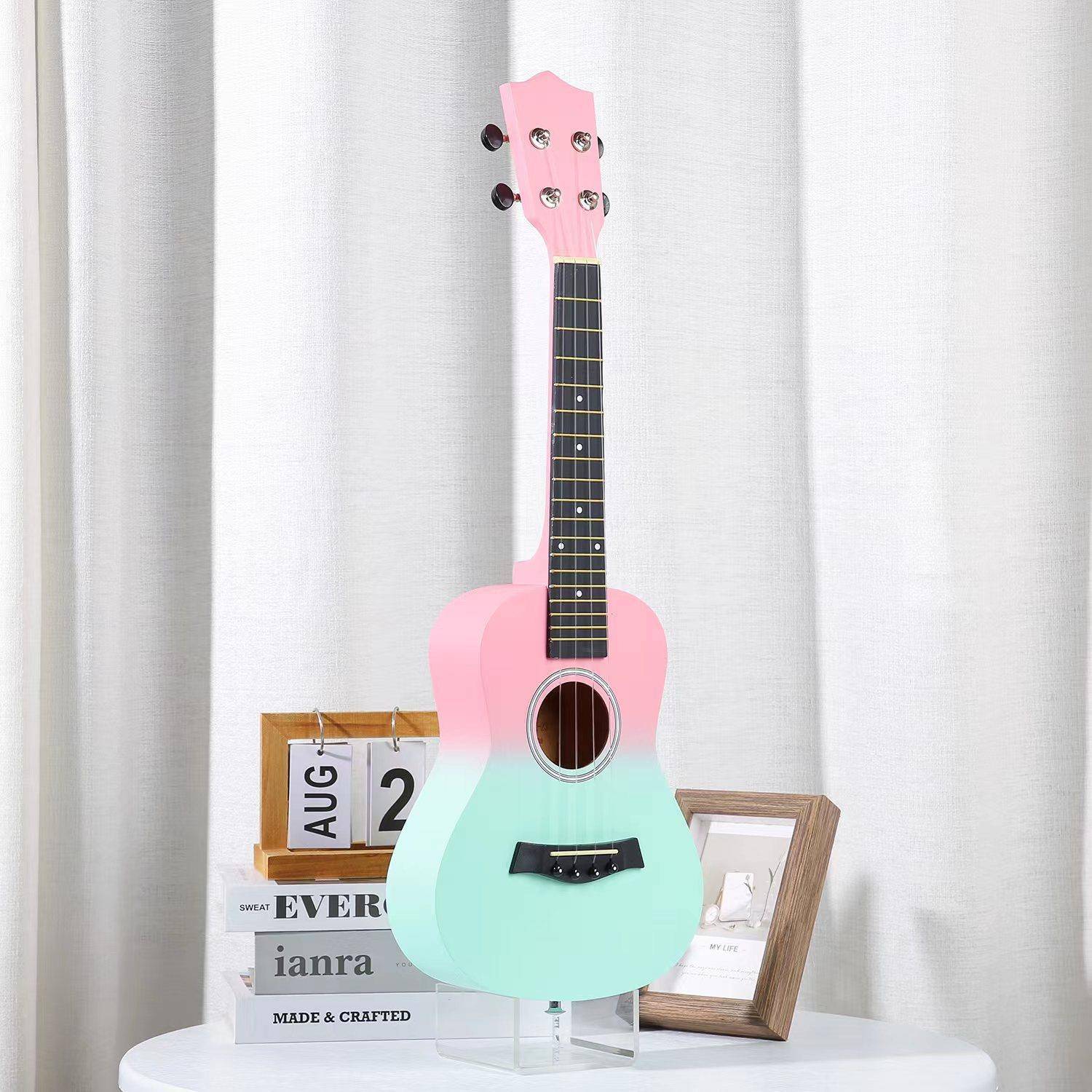 2桃3寸小吉他花心芯尤克里四弦琴里ukuluk-24lee乌克丽丽
