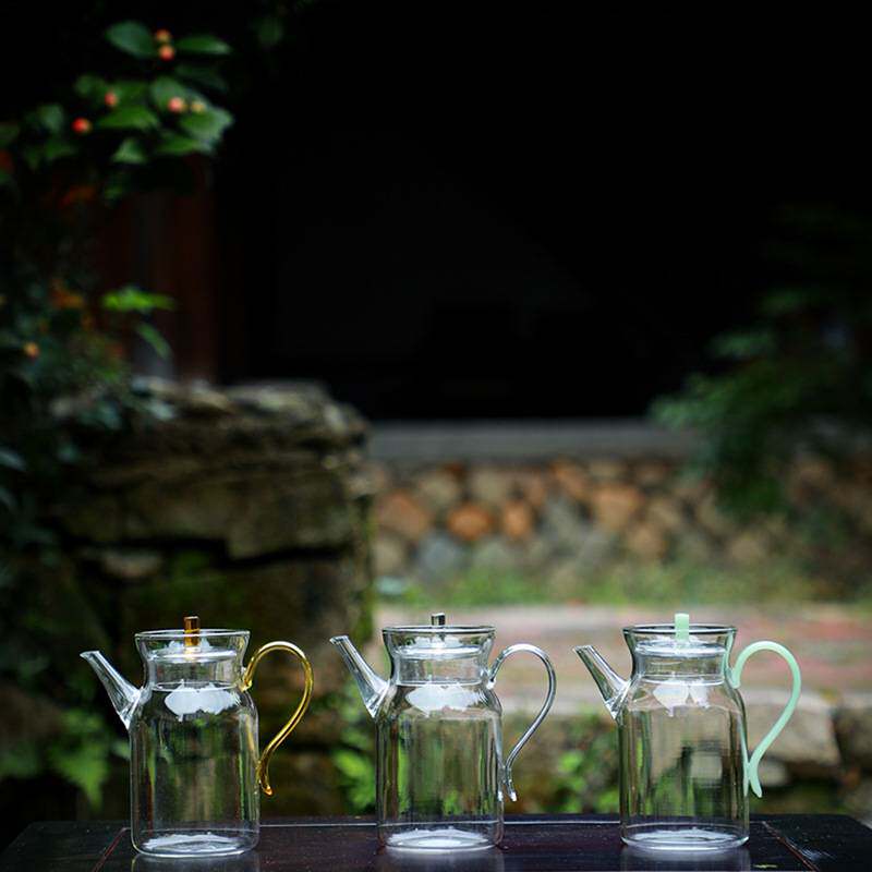 玻璃煮茶壶绿茶白茶龙井花茶果茶煮茶器泡茶家用玻璃茶壶水壶酒壶