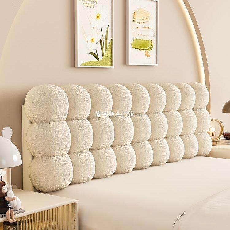 奶油雪球床头靠垫泰迪绒靠背新款榻榻米床上靠垫简约时尚软包,居家布艺,抱枕被,淘宝优惠券,粉丝福利购,淘宝优惠卷