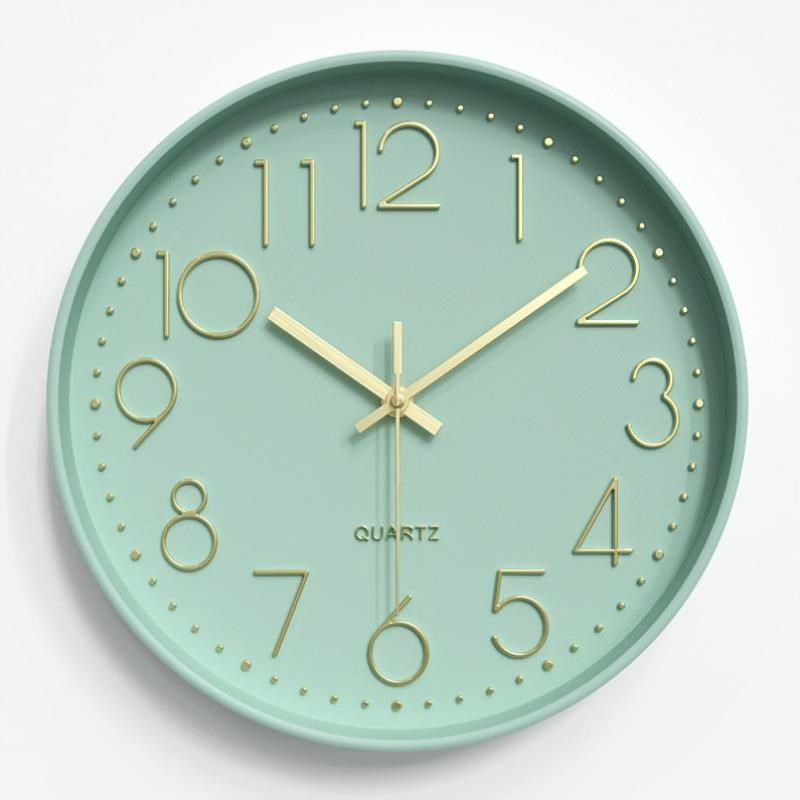 钟表客厅挂钟简约现代时钟挂墙家B用时尚小清新卧室静音石英钟挂