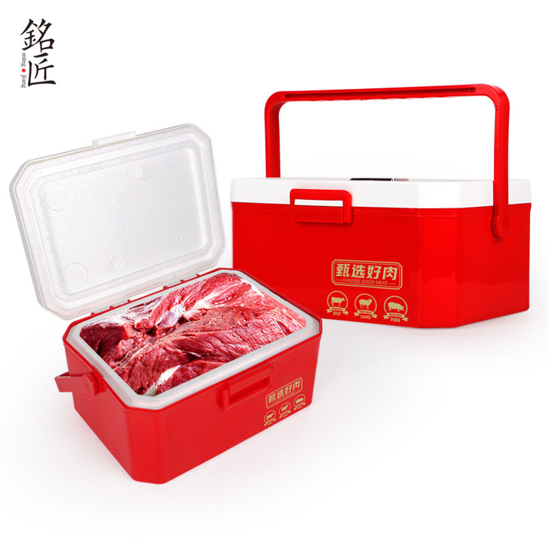 牛肉礼盒空盒3斤j5斤10斤定制熟食礼盒手提猪肉礼品盒羊肉礼盒空