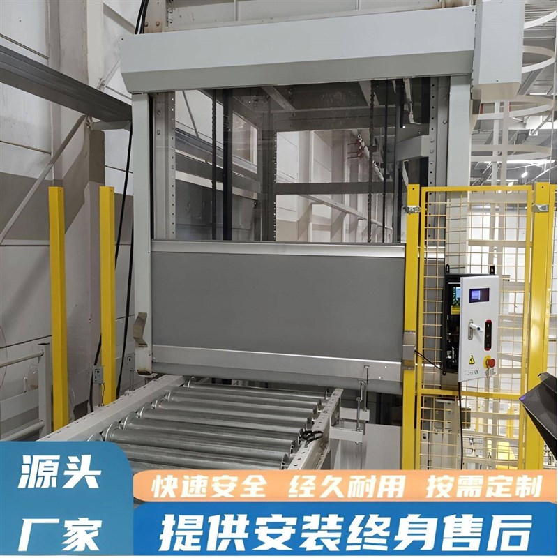 传送带设快速间卷帘门车提升机卷人帘门H备机器焊66接房防护电动